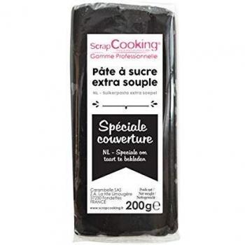 Sucre en poudre noir 200 g – version couverture