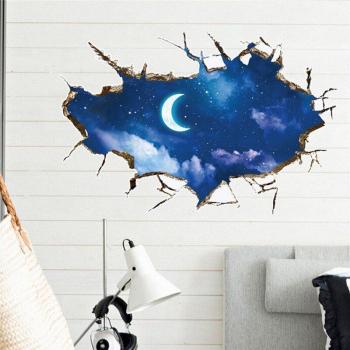 Removable Galaxy Wall Art Decal