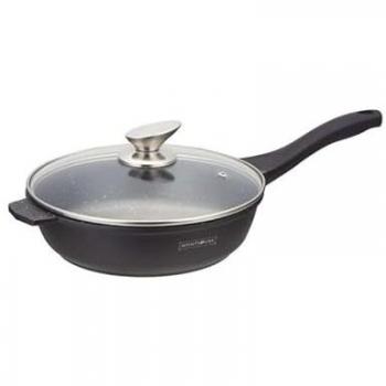 Poêle à frire 24 cm avec couvercle en verre Royalty Line RLBDF24M