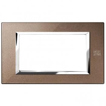 Plaque Urmet Simon Nea 4M Bronze Brillant 13904.BL