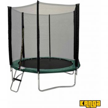 Global Furniture Direct Green 196cm x 183cm Round Trampoline