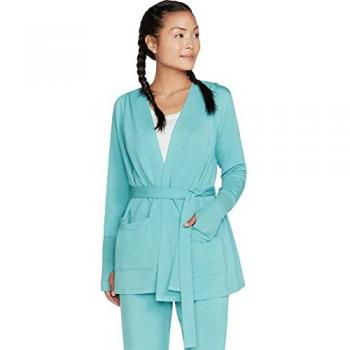 Performance Belted Turquoise Hoodie for Women