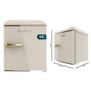 Cecotec Nevera Compacta 45 L con Congelador Beige