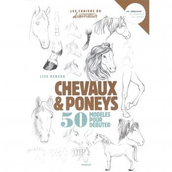 Chevaux et poneys : 50 modèles pour débuter