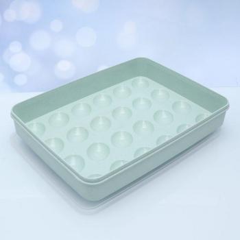 Caja Organizadora de Huevos 24 Placas – Cubierta Hermética