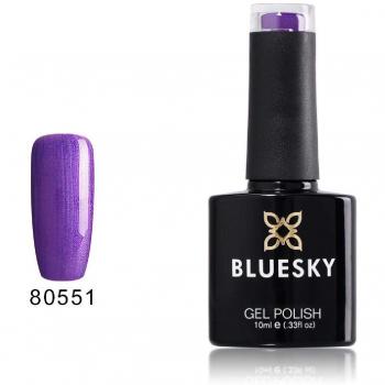 Bluesky UV Gel Nail Polish, Dark Purple 80551