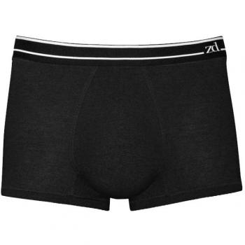 Boxer Shorty de algodón egipcio ZD (XL, negro)