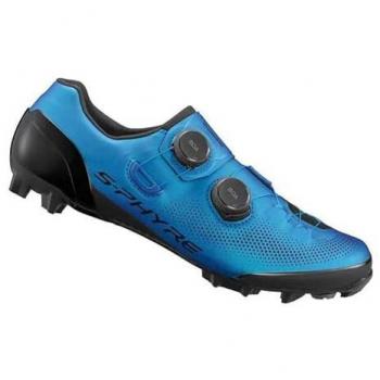 Shimano XC9 S-PHYRE MTB-Schuhe in knallblau/schwarz