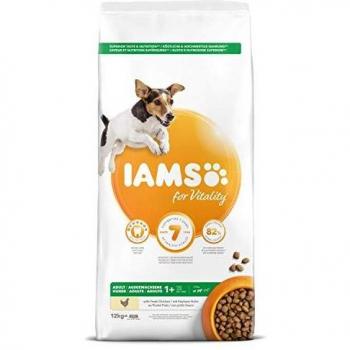Iams Vitalité – Croquettes Faibles en Graisses 12 kg