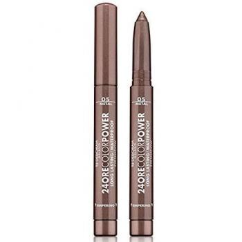 Deborah 24‑Stunden‑Colour Power Lidschatten – Braun, wasserfest, metallisch
