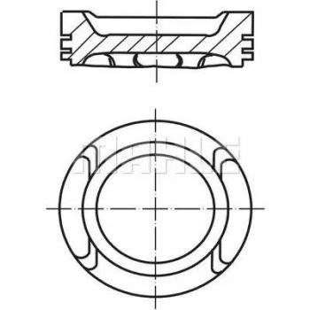 Pistão MAHLE 030 60 13