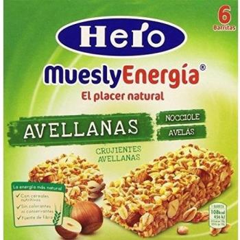 Barrita de Muesli con Avellanas Hero 25g