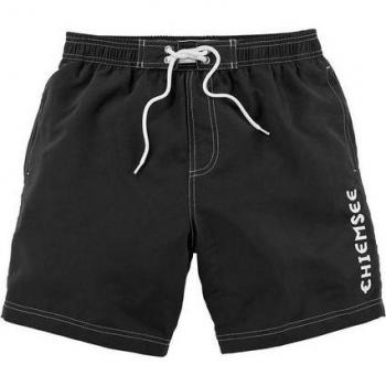 Herren Badeshorts CHIEMSEE, schwarz, mit Außenkordel