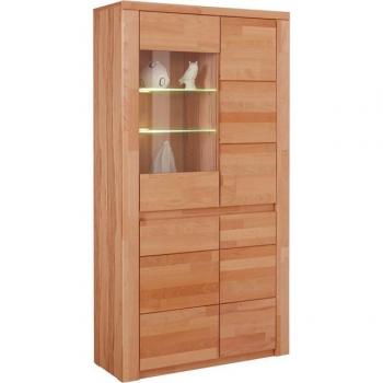 Burani Vitrine Home Affaire – B:90 cm, H:170 cm, T:35 cm, beige