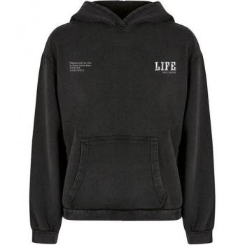 Damen‑Hoodie “Ladies Life” – Acid‑Washed, Oversized, XS (Merchcode)
