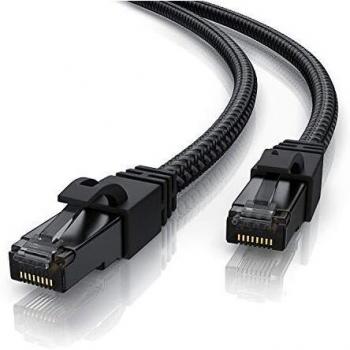 CSL 25 m Cat‑7 Ethernet Kabel – Black Series, 10 Gbit/s