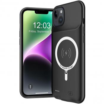 Estuche Batería D88: 7000mAh, Carga Inalámbrica y Soporte de Sonido para iPhone 14