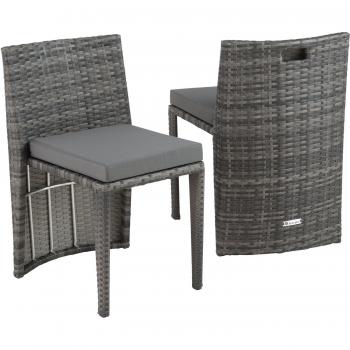 Set da Terrazza Amburgo in Rattan e Alluminio