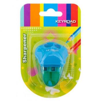 Temperamatite Doppio in Plastica con Stile Keyroad e Colori Misti