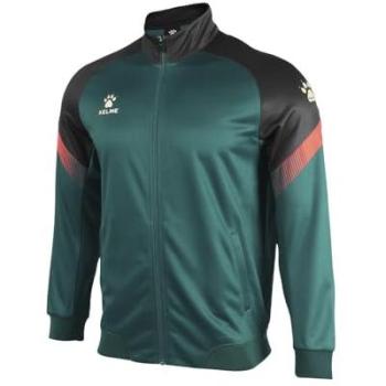 Kelme Warrior Dark Green Dual‑Gender Tracksuit Top, M