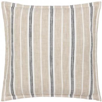 Nature’s Edge Filled Pillow – 50 × 50 cm, Black Stripes