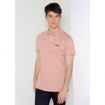 Polo Lois Jeans Rosa Maniche Corte 3XL
