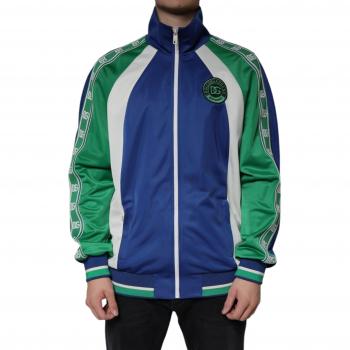 Dolce & Gabbana Logo Detail Multicolor Bomber Jacket