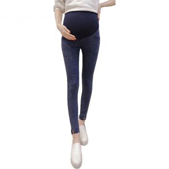 Pantalones vaqueros elásticos para mujeres embarazadas