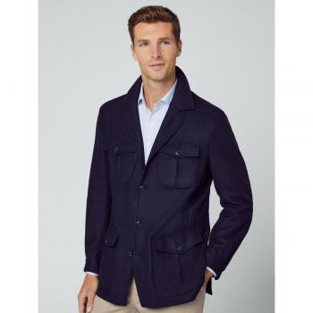Chaqueta casual azul marino para hombre de Hackett
