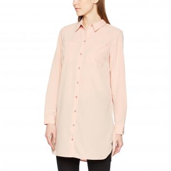 PIECES Pcidina Ls Long Shirt, Talla X-Large, Rosa