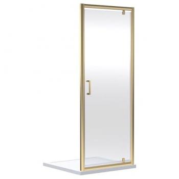 Brushed Brass 6mm Glass Shower Door