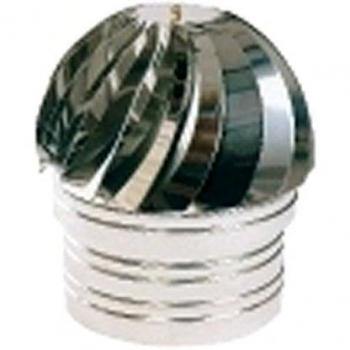 Cappello eolico girevole 175 mm inox