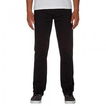 Volcom Herren Sweater Vorta Slim – Denim‑Stretch‑Black