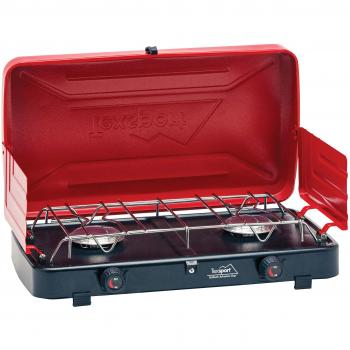 Propane Camping Duo‑Burner Stovetop (Texsport Rainier)