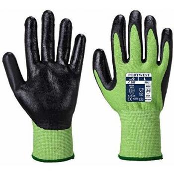Guanti Portwest in schiuma di nitrile anti taglio Verde 9