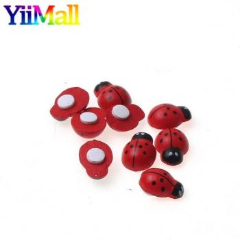 100pcs Red Ladybug Wall Stickers