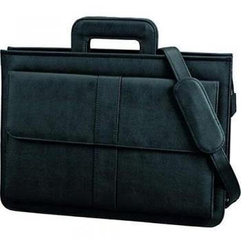 Alassio Réf 41024 Sacoche porte-documents zippée Bandoulière Noir