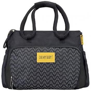 Badabulle Schwarze Boho-Tasche für das Baby