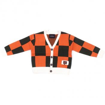 Orange Logo Front Cardigan – John Richmond Men’s 10Y Edition