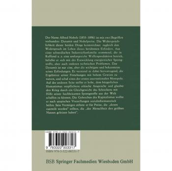 Horst Kant Alfred Nobel (Biographien Hervorragender Naturwissenschaftler, Techniker Und Mediziner)