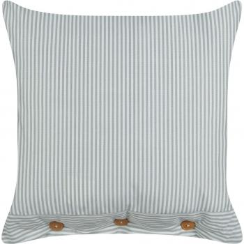 Coussin Sébère Rayé Vert-Menthe 45 × 45 cm