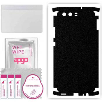 Apgo Vinyl Skin Sticker, Matte Black for Huawei P10