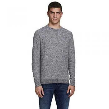 Suéter de Punto Jack & Jones Jjeaaron Noos, Negro, Cuello Redondo, M para Hombre