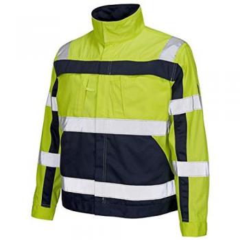 „Cameta“ 2XL Arbeitsjacke – Gelb/Kornblau Edition
