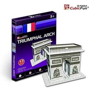 CubicFun Arco del Triunfo 3D Puzzle 13 Piezas