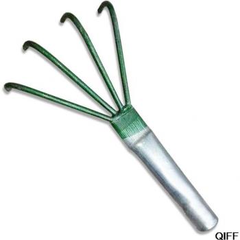 AgriLeaf QuickRake – Four‑Toothed Carbon Steel Hand Tool (July 3)