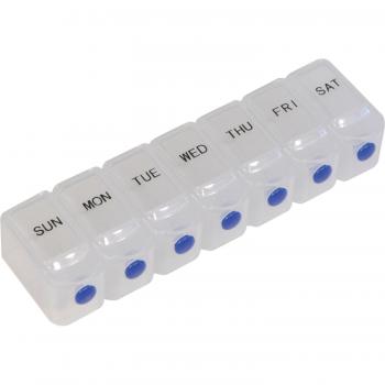 7-Day Deluxe Pill Organizer with Push Button