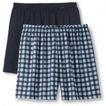 CALIDA Herren Boxershorts blau Baumwolle gestreift