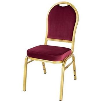 Bolero Regal Banquet Chairs Burgundy (Pack of 4)