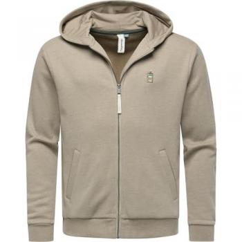 Herren‑Sweatjacke Ragwear Natten EMB – Langarm, Hüftbedeckend – M (Grün)
